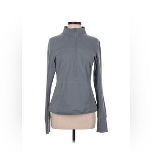 ZYIA Active Gray Quarter-Zip Top